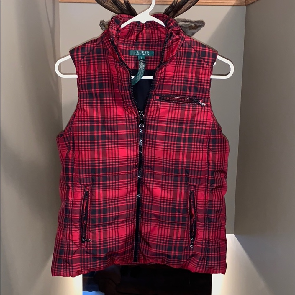 Ralph Lauren plaid vest